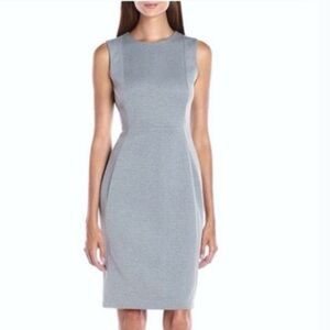 Calvin Klein Size 8 Gray Sleeveless Dress